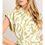 Neutral Notes Shirt Dress