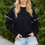 Color Block Sweater Top