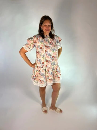 Lace and Petals Dress