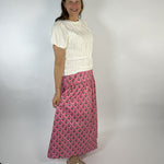 Floral Flutter Maxi Skirt