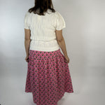 Floral Flutter Maxi Skirt