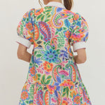 Petal Line Drop Waist Dress