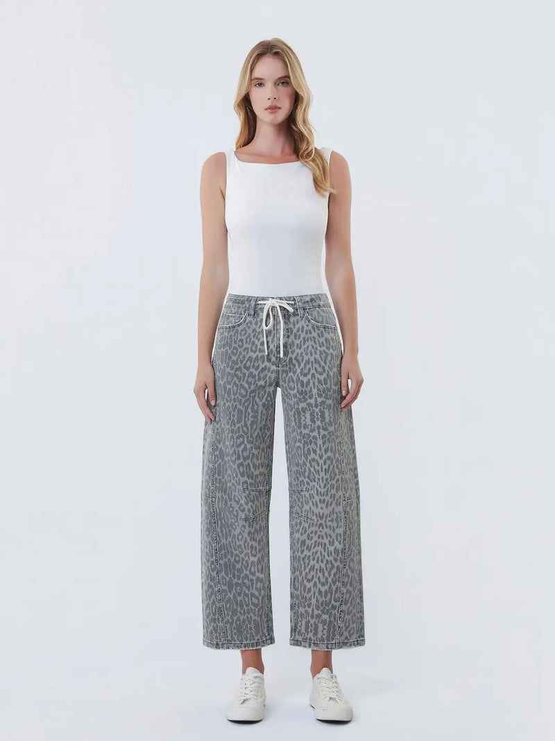 Moonlit Leopard Denim