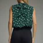 Chic in Hunter Blouse