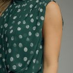 Chic in Hunter Blouse