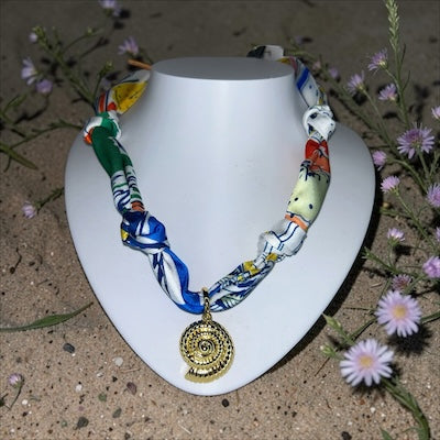 Coastal Charm Scarf Necklace