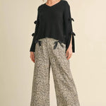 Wild Side Leopard Bow Pants