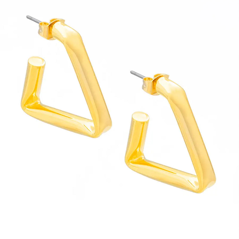 Metal Triangle Hoops