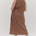 Mocha Curve Midi Dress
