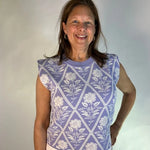 Periwinkle Petal Knit