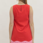Rosette Hem Dress