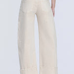 Sandstone Barrel Cuffed Denim