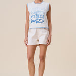 Sardine Embroidered Sweater Top