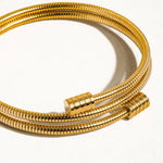 Wrapped Gold Bangle