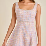 Pink Tweed Dress