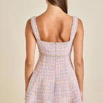 Pink Tweed Dress
