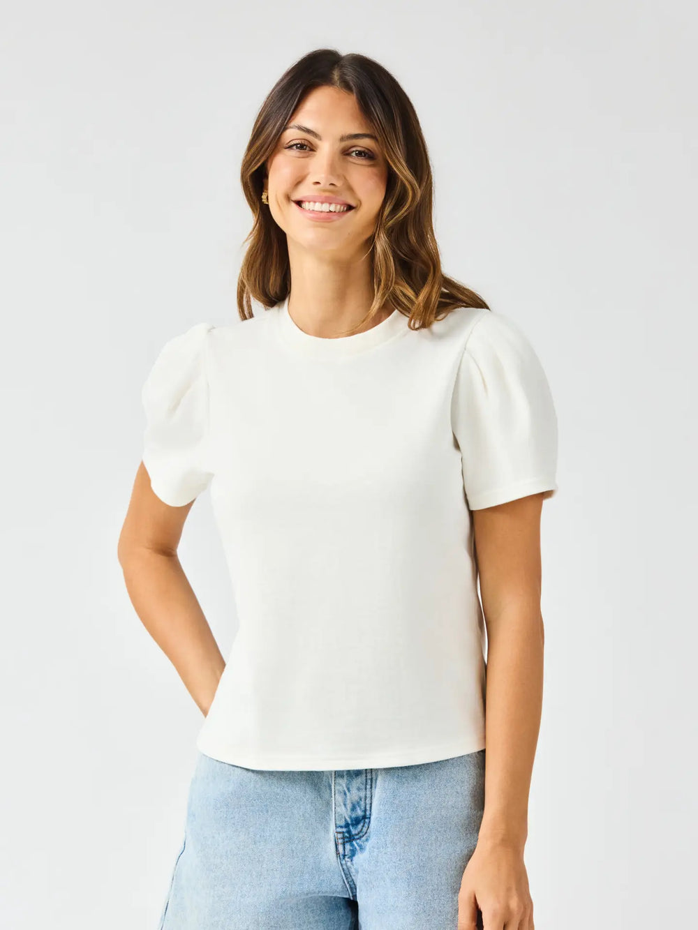 Pleat Sleeve Tee